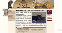 Desktop Screenshot of katzenkitten.com